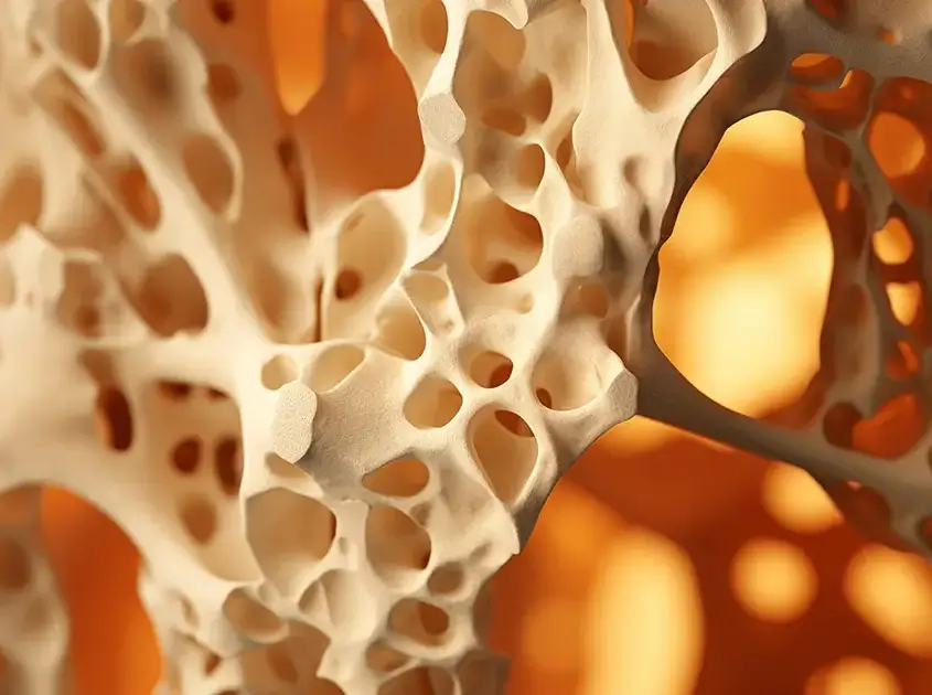 Knochenstruktur bei Osteoporose